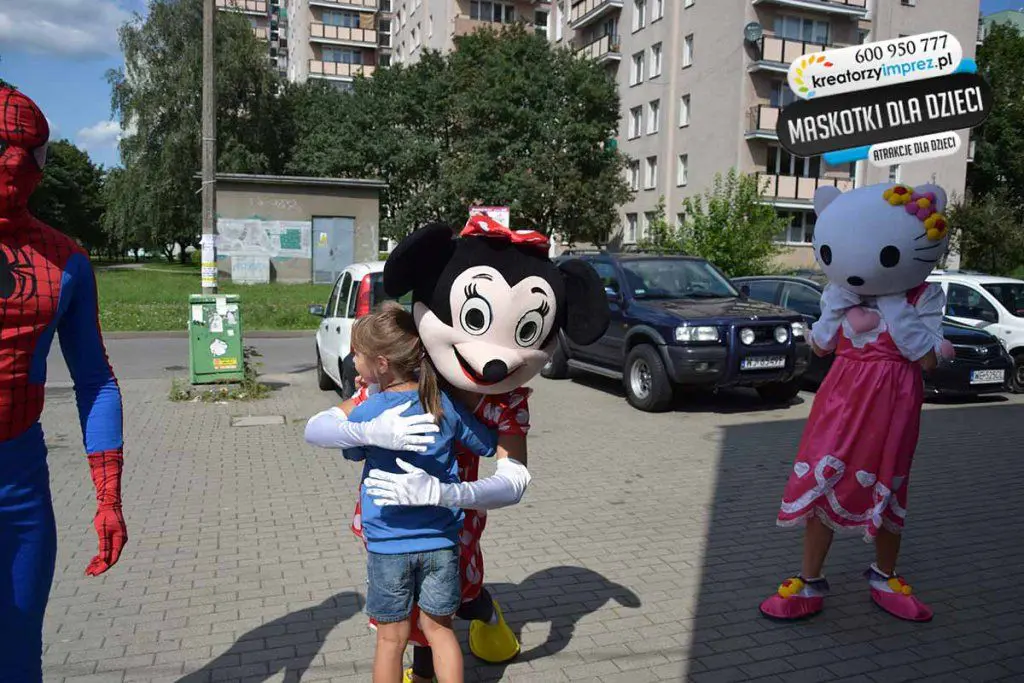 Maskotki na imprezie